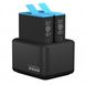 Зарядное устройство GoPro Dual Battery Charger + Battery для Hero9 Black, Hero10 Black (ADDBD-001-EU)
