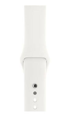 Смарт-часы Apple Watch Series 3 GPS 42mm Silver Aluminium Case with White Sport Band (MTF22FS/A)