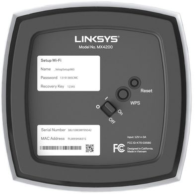 WiFi-система LINKSYS VELOP MX8400 (MX8400-EU)