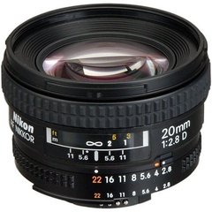 Об&#039;єктив Nikon AF 20mm f/2.8D (JAA127DA)