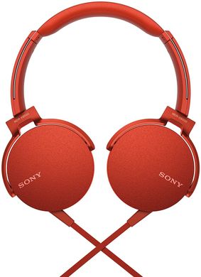 Наушники Sony MDR-XB550AP Red