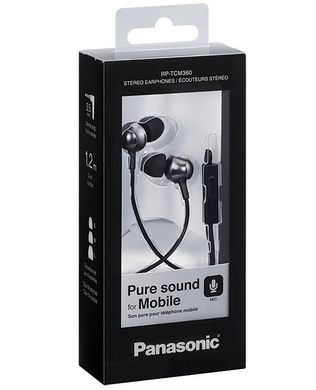 Наушники Panasonic RP-TCM360GCK Black
