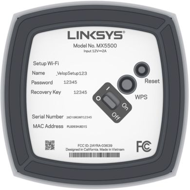 WiFi-система LINKSYS VELOP MX5503 Atlas Pro 6 (MX5503-KE)