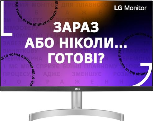 Монитор 23.8" LG 24MK600M-W