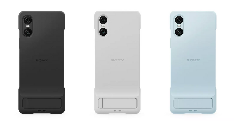 Стильный чехол-подставка для Sony Xperia 10 VI Blue (XQZ-CBESL)