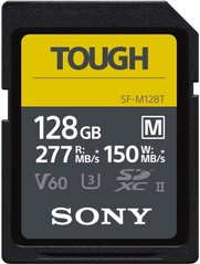 Карта пам'яті Sony 128GB SDXC C10 UHS-II U3 ​​V60 R277 / W150MB / s Tough (SFM128T.SYM)