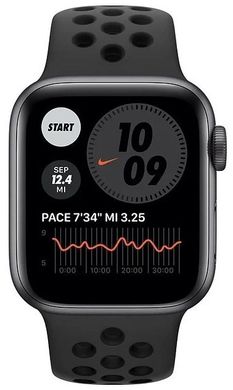 Смарт-годинник Apple Watch Nike SE Space Gray 44mm /Black Nike Sport Band
