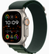 Apple Watch Ultra 2 49mm GPS + LTE Titanium Case with Dark Green Alpine Loop Medium (MYD13)