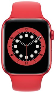 Смарт-годинник Apple Watch Series 6 GPS 40mm PRODUCT (RED) Aluminium Case with PRODUCT (RED) Sport Band Regular