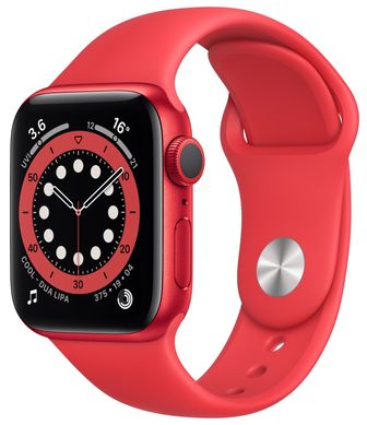 Смарт-часы Apple Watch Series 6 GPS 40mm PRODUCT(RED) Aluminium Case with PRODUCT(RED) Sport Band Regular