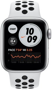 Смарт-часы Apple Watch Nike SE GPS 40mm Silver Aluminium Case with Pure Platinum/Black Nike Sport Band Regular