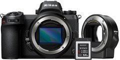 Фотоаппарат NIKON Z7 Body + FTZ Mount Adapter + 64Gb XQD (VOA010K007)