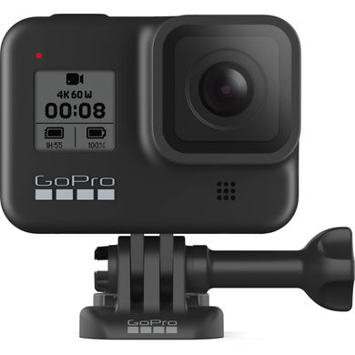 Экшн-камера GoPro HERO8 Black + Rechargeable Battery + Head Strap + QuickClip + Shorty + SD32GB (CHDRB-801)
