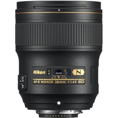 Об&#039;єктив Nikon AF-S 28 мм f/1.4E ED (JAA140DA)