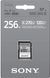 Карта пам'яті Sony 256GB SDXC C10 UHS-II U3 ​​V60 R270 / W120MB / s Entry (SFE256.AE)
