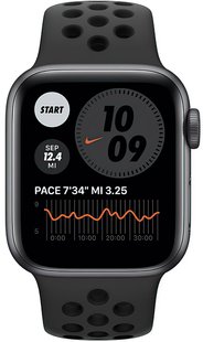 Смарт-часы Apple Watch Nike SE GPS 40mm Space Gray Aluminium Case with Anthracite/Black Nike Sport Band Regular