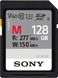 Карта памяти Sony SDXC 128GB C10 Classic M UHS-II U3 V60 R277/W150MB/s (SF-M128)