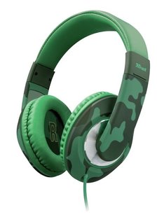 Наушники Trust Sonin Kids Over-Ear Jungle Camo