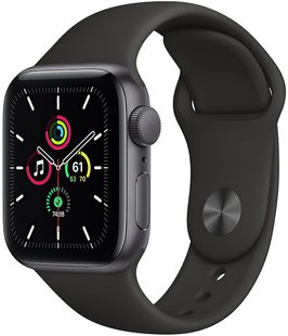 Смарт-годинник Apple Watch SE GPS 40mm Space Gray Aluminium Case with Black Sport Band Regular