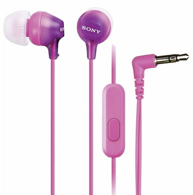 Навушники Sony MDR-EX15AP mic Violet