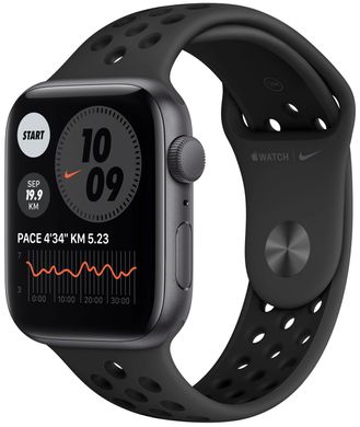 Смарт-годинник Apple Watch Nike SE GPS 44mm Space Gray Aluminium Case with Anthracite/Black Nike Sport Band Regular
