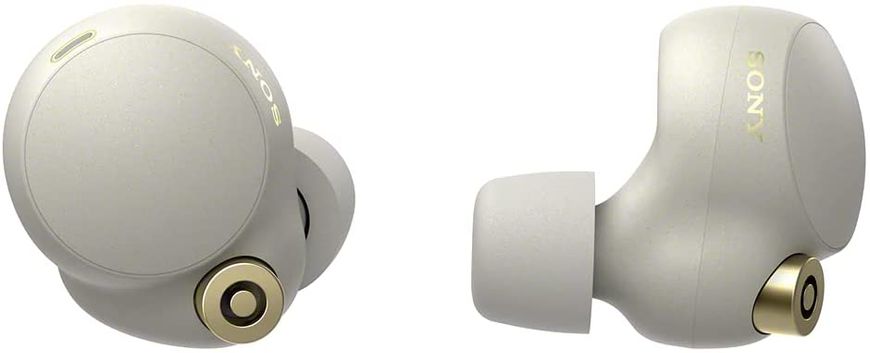 Навушники Sony WF-1000XM4, сріблястий колір