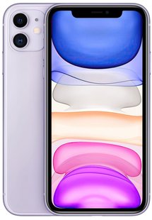 Смартфон Apple iPhone 11 64GB Purple (slim box) (MHDF3)