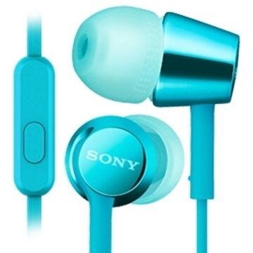 Наушники-вкладыши Sony MDR-EX155AP Light Blue