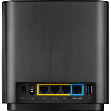 Маршрутизатор ASUS ZenWiFi XT8 2PK black AX6600 3xGE LAN 1x2.5GE WAN 1xUSB3.1 WiFi6 MESH WPA3 OFDMA