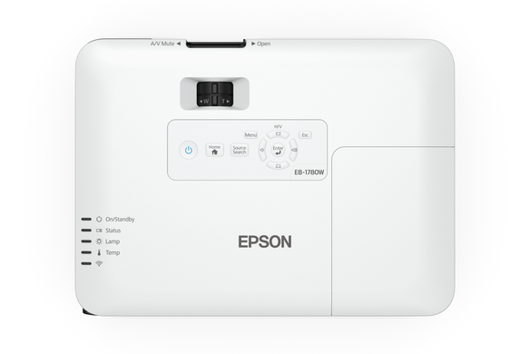 Проектор Epson EB-1780W (3LCD, WXGA, 3000 ANSI Lm), WiFi (V11H795040)
