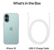 Смартфон Apple iPhone 16 128GB Teal (MYED3)