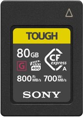 Карты памяти Sony CFexpress Type A 80GB R800 / W700 Tough (CEAG80T.SYM)