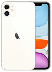 Смартфон Apple iPhone 11 128GB White (slim box) (MHDJ3)