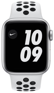 Смарт-годинник Apple Watch Nike Series 6 GPS 40mm Silver Aluminium Case with Pure Platinum/Black Nike Sport Band Regular