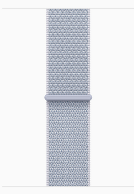 Apple Watch Series 10 GPS 42mm Silver Aluminum Case with Blue Cloud Sport Loop