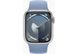 Apple Watch Series 9 41mm Silver Aluminum Case with Storm Blue Sport Band S/M (MR903)