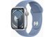 Apple Watch Series 9 41mm Silver Aluminum Case with Storm Blue Sport Band M/L (MR913)