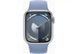 Apple Watch Series 9 41mm Silver Aluminum Case with Storm Blue Sport Band M/L (MR913)