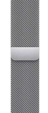 Apple Watch Series 9 45mm GPS + LTE, Silver Stainless Steel Case with Silver Milanese Loop (MRMQ3)