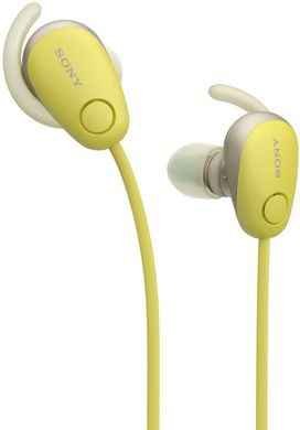 Беспроводные спортивные наушники Sony WI-SP600N Yellow