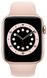 Смарт-часы Apple Watch Series 6 GPS 44mm Gold Aluminium Case with Pink Sand Sport Band Regular