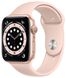 Смарт-годинник Apple Watch Series 6 GPS 44mm Gold Aluminium Case with Pink Sand Sport Band Regular
