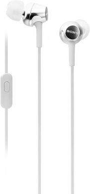 Навушники-вкладиші з мікрофоном Sony MDR-EX255AP White