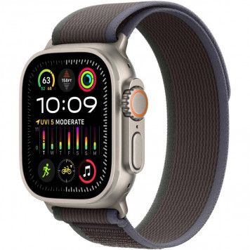 Смарт-часы Apple Watch Ultra 2 GPS + Cellular 49mm Titanium Case with Blue/Black Trail Loop - S/M (MRF53/MRFQ3)