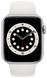Смарт-часы Apple Watch Series 6 GPS 44mm Silver Aluminium Case with White Sport Band Regular