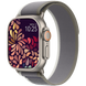 Смарт-часы Apple Watch Ultra 2 GPS + Cellular 49mm Titanium Case with Green/Gray Trail Loop - M/L (MRF43/MRFP3)