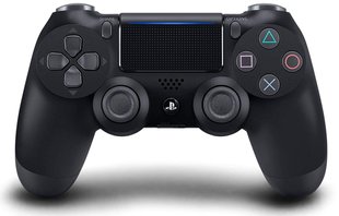 Беспроводной контроллер Sony Dualshock 4 V2 Jet Black для PS4 (9870357)