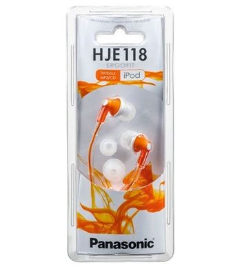 Наушники Panasonic RP-HJE118GUD Orange