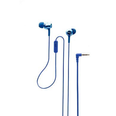 Наушники-вкладыши с микрофоном Sony MDR-EX255AP Blue