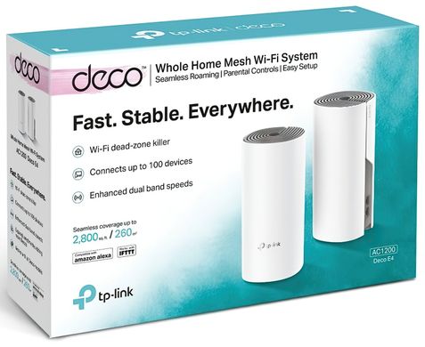 Беспроводная система Wi-Fi TP-LINK DECO-E4-1-PACK